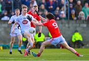 5 March 2023; Daniel Flynn of Kildare in action against Ciaran Murphy of Louth during the Allianz Football League Division 2 match between Louth and Kildare at Páirc Mhuire in Ardee, Louth. Photo by Ben McShane/Sportsfile