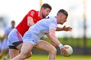 5 March 2023; Paddy McDermott of Kildare in action against Ciaran Downey of Louth during the Allianz Football League Division 2 match between Louth and Kildare at Páirc Mhuire in Ardee, Louth. Photo by Ben McShane/Sportsfile
