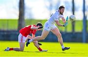 5 March 2023; Neil Flynn of Kildare in action against Craig Lennon of Louth during the Allianz Football League Division 2 match between Louth and Kildare at Páirc Mhuire in Ardee, Louth. Photo by Ben McShane/Sportsfile