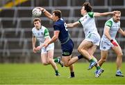 5 March 2023; Ronan Jones of Meath in action against Cian Sheehan of Limerick during the Allianz Football League Division 2 match between Limerick and Meath at TUS Gaelic Grounds in Limerick. Photo by Tyler Miller/Sportsfile