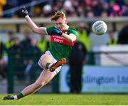 5 March 2023; Jack Carney of Mayo scores a point from play during the Allianz Football League Division 1 match between Roscommon and Mayo at Dr Hyde Park in Roscommon. Photo by Piaras Ó Mídheach/Sportsfile