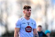 5 March 2023; Kevin O'Callaghan of Kildare reacts after the Allianz Football League Division 2 match between Louth and Kildare at Páirc Mhuire in Ardee, Louth. Photo by Ben McShane/Sportsfile