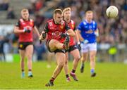 5 March 2023; Donagh McAleenan of Down in action during the Allianz Football League Division 3 match between Cavan and Down at Kingspan Breffni in Cavan. Photo by Stephen Marken/Sportsfile