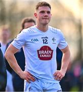 5 March 2023; Paddy Woodgate of Kildare reacts after the Allianz Football League Division 2 match between Louth and Kildare at Páirc Mhuire in Ardee, Louth. Photo by Ben McShane/Sportsfile