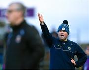 5 March 2023; Roscommon manager Davy Burke during the Allianz Football League Division 1 match between Roscommon and Mayo at Dr Hyde Park in Roscommon. Photo by Piaras Ó Mídheach/Sportsfile