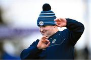 5 March 2023; Roscommon manager Davy Burke braces himself as Mayo go on a late attack during the Allianz Football League Division 1 match between Roscommon and Mayo at Dr Hyde Park in Roscommon. Photo by Piaras Ó Mídheach/Sportsfile