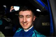 5 March 2023; Conor Mohan from Monaghan during the Midlands Triton Showers Stages Rally Round 1 of the National Rally Championship in Longford. Photo by Philip Fitzpatrick/Sportsfile