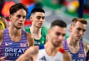 5 March 2023; Darragh McElhinney of Ireland, second from left, competes in the men's 3000m final during Day 3 of the European Indoor Athletics Championships at Ataköy Athletics Arena in Istanbul, Türkiye. Photo by Sam Barnes/Sportsfile