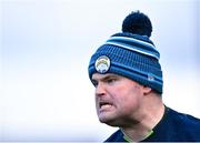 5 March 2023; Roscommon manager Davy Burke reacts during the Allianz Football League Division 1 match between Roscommon and Mayo at Dr Hyde Park in Roscommon. Photo by Piaras Ó Mídheach/Sportsfile