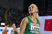 5 March 2023; Sarah Lavin of Ireland after competing in the women's 60m hurdles final during Day 3 of the European Indoor Athletics Championships at Ataköy Athletics Arena in Istanbul, Türkiye. Photo by Sam Barnes/Sportsfile