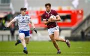 5 March 2023; Paul Conroy of Galway in action against Stephen O’Hanlon of Monaghan during the Allianz Football League Division 1 match between Galway and Monaghan at Pearse Stadium in Galway. Photo by Seb Daly/Sportsfile