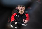4 March 2023; Derry manager Rory Gallagher before the Allianz Football League Division 2 match between Derry and Dublin at Celtic Park in Derry. Photo by Ramsey Cardy/Sportsfile
