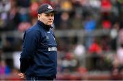 4 March 2023; Dublin manager Dessie Farrell before the Allianz Football League Division 2 match between Derry and Dublin at Celtic Park in Derry. Photo by Ramsey Cardy/Sportsfile