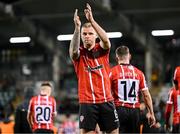 3 March 2023; Mark Connolly of Derry City after the SSE Airtricity Men's Premier Division match between Shamrock Rovers and Derry City at Tallaght Stadium in Dublin. Photo by Stephen McCarthy/Sportsfile
