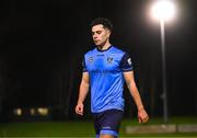 6 March 2023; Evan Osam of UCD after his side's defeat in the SSE Airtricity Men's Premier Division match between UCD and Derry City at the UCD Bowl in Dublin. Photo by Stephen McCarthy/Sportsfile