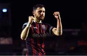 6 March 2023; Jordan Flores of Bohemians after the SSE Airtricity Men's Premier Division match between Bohemians and Drogheda United at Dalymount Park in Dublin. Photo by Harry Murphy/Sportsfile