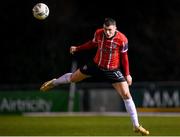6 March 2023; Ryan Graydon of Derry City during the SSE Airtricity Men's Premier Division match between UCD and Derry City at the UCD Bowl in Dublin. Photo by Stephen McCarthy/Sportsfile