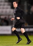 6 March 2023; Referee Robert Harvey during the SSE Airtricity Men's Premier Division match between Shamrock Rovers and Cork City at Tallaght Stadium in Dublin. Photo by Piaras Ó Mídheach/Sportsfile
