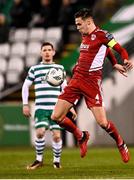 6 March 2023; Cian Coleman of Cork City during the SSE Airtricity Men's Premier Division match between Shamrock Rovers and Cork City at Tallaght Stadium in Dublin. Photo by Piaras Ó Mídheach/Sportsfile