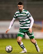 6 March 2023; Neil Farrugia of Shamrock Rovers during the SSE Airtricity Men's Premier Division match between Shamrock Rovers and Cork City at Tallaght Stadium in Dublin. Photo by Piaras Ó Mídheach/Sportsfile