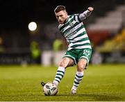 6 March 2023; Jack Byrne of Shamrock Rovers during the SSE Airtricity Men's Premier Division match between Shamrock Rovers and Cork City at Tallaght Stadium in Dublin. Photo by Piaras Ó Mídheach/Sportsfile