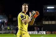 6 March 2023; Bohemians goalkeeper James Talbot after his side's victory in the SSE Airtricity Men's Premier Division match between Bohemians and Drogheda United at Dalymount Park in Dublin. Photo by Harry Murphy/Sportsfile