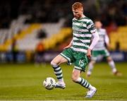 6 March 2023; Darragh Nugent of Shamrock Rovers during the SSE Airtricity Men's Premier Division match between Shamrock Rovers and Cork City at Tallaght Stadium in Dublin. Photo by Piaras Ó Mídheach/Sportsfile