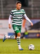 6 March 2023; Graham Burke of Shamrock Rovers during the SSE Airtricity Men's Premier Division match between Shamrock Rovers and Cork City at Tallaght Stadium in Dublin. Photo by Piaras Ó Mídheach/Sportsfile
