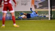 6 March 2023; Shamrock Rovers goalkeeper Alan Mannus makes a save during the SSE Airtricity Men's Premier Division match between Shamrock Rovers and Cork City at Tallaght Stadium in Dublin. Photo by Piaras Ó Mídheach/Sportsfile