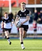 7 March 2023; Ciarán Mangan of Newbridge College during the Bank of Ireland Leinster Schools Senior Cup Semi Final match between Newbridge College and Gonzaga College at Energia Park in Dublin. Photo by David Fitzgerald/Sportsfile