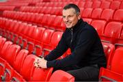 7 March 2023; Republic of Ireland U21 manager Jim Crawford poses for a portrait ahead of his side's international friendly match against Iceland on March 26 in Turners Cross, Cork. Photo by Eóin Noonan/Sportsfile