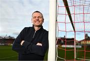 7 March 2023; Republic of Ireland U21 manager Jim Crawford poses for a portrait ahead of his side's international friendly match against Iceland on March 26 in Turners Cross, Cork. Photo by Eóin Noonan/Sportsfile