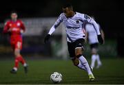 6 March 2023; Rayhaan Tulloch of Dundalk during the SSE Airtricity Men's Premier Division match between Dundalk and Shelbourne at Oriel Park in Dundalk, Louth. Photo by Ramsey Cardy/Sportsfile