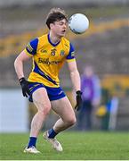 5 March 2023; Ben O'Carroll of Roscommon during the Allianz Football League Division 1 match between Roscommon and Mayo at Dr Hyde Park in Roscommon. Photo by Piaras Ó Mídheach/Sportsfile