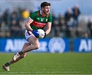 5 March 2023; Fionn McDonagh of Mayo during the Allianz Football League Division 1 match between Roscommon and Mayo at Dr Hyde Park in Roscommon. Photo by Piaras Ó Mídheach/Sportsfile