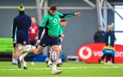 8 March 2023; Ross Byrne during Ireland rugby squad training at the IRFU High Performance Centre at the Sport Ireland Campus in Dublin. Photo by Brendan Moran/Sportsfile