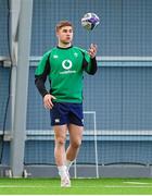 8 March 2023; Jack Crowley during Ireland rugby squad training at the IRFU High Performance Centre at the Sport Ireland Campus in Dublin. Photo by Brendan Moran/Sportsfile