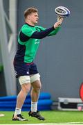 8 March 2023; Josh van der Flier during Ireland rugby squad training at the IRFU High Performance Centre at the Sport Ireland Campus in Dublin. Photo by Brendan Moran/Sportsfile