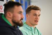 8 March 2023; Josh van der Flier during an Ireland rugby squad media conference at the IRFU High Performance Centre at the Sport Ireland Campus in Dublin. Photo by Brendan Moran/Sportsfile