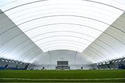 8 March 2023; A general view of the pitch before the 2023 Yoplait Ladies HEC Cup Final match between DCU Dóchas Éireann and Ulster University Magee at University of Galway Connacht GAA Air Dome in Bekan, Mayo. Photo by Piaras Ó Mídheach/Sportsfile