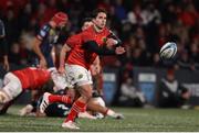 3 March 2023; Joey Carbery of Munster during the United Rugby Championship match between Munster and Scarlets at Musgrave Park in Cork. Photo by Michael P Ryan/Sportsfile