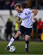 3 March 2023; Greg Sloggett of Dundalk during the SSE Airtricity Men's Premier Division match between Dundalk and St Patrick's Athletic at Oriel Park in Dundalk, Louth. Photo by Ben McShane/Sportsfile