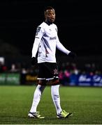 3 March 2023; Rayhaan Tulloch of Dundalk during the SSE Airtricity Men's Premier Division match between Dundalk and St Patrick's Athletic at Oriel Park in Dundalk, Louth. Photo by Ben McShane/Sportsfile