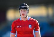 10 March 2023; Dylan McNiece of CUS during the Bank of Ireland Vinnie Murray Cup Final match between CUS and St Andrew's College at Energia Park in Dublin. Photo by Seb Daly/Sportsfile