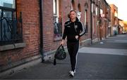 10 March 2023; Bohemians goalkeeper James Talbot arrives before the SSE Airtricity Men's Premier Division match between St Patrick's Athletic and Bohemians at Richmond Park in Dublin. Photo by Stephen McCarthy/Sportsfile