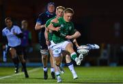 10 March 2023; Fintan Gunne of Ireland is tackled by Finlay Burgess of Scotland during the U20 Six Nations Rugby Championship match between Scotland and Ireland at Scotstoun Stadium in Glasgow, Scotland. Photo by Brendan Moran/Sportsfile