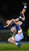 10 March 2023; Duncan Munn of Scotland is tackled by Brian Gleeson of Ireland during the U20 Six Nations Rugby Championship match between Scotland and Ireland at Scotstoun Stadium in Glasgow, Scotland. Photo by Brendan Moran/Sportsfile