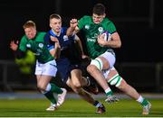 10 March 2023; Evan O’Connell of Ireland breaks through the line during the U20 Six Nations Rugby Championship match between Scotland and Ireland at Scotstoun Stadium in Glasgow, Scotland. Photo by Brendan Moran/Sportsfile