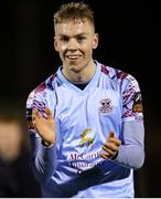 10 March 2023; Michael McCarthy of Cobh Ramblers after his side's victory in the SSE Airtricity Men's First Division match between Treaty United and Cobh Ramblers at Markets Field in Limerick. Photo by Michael P Ryan/Sportsfile
