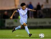 10 March 2023; Issa Kargbo of Cobh Ramblers during the SSE Airtricity Men's First Division match between Treaty United and Cobh Ramblers at Markets Field in Limerick. Photo by Michael P Ryan/Sportsfile